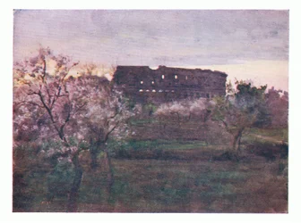 The Colosseum at sunset